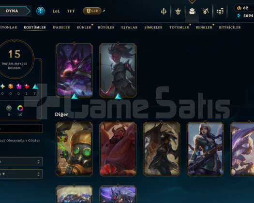 GEÇEN SEZON PLAT / ELLE KASILMIŞ / RANKED HAZIR