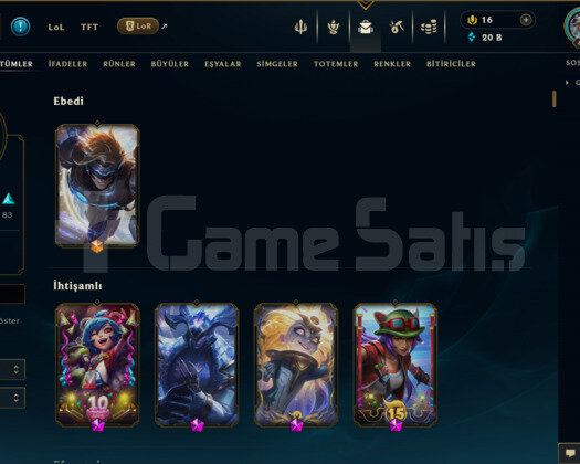 TR | 277 KOSTÜM 491 LVL ELMAS EFSANE MAİL HESAP
