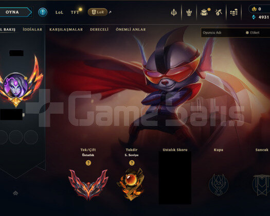 TR GRANDMASTER +270 LP HANDMADE HESAP UYGUN FİYATA
