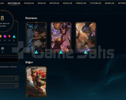 EUW Unranked | 8 Kostüm - 39 Hero | LoL