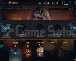+50 K MAVİ ÖZ PLAT 3 EUW ACİL SATILIK