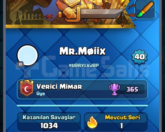 Clash Royale 7k Hesap
