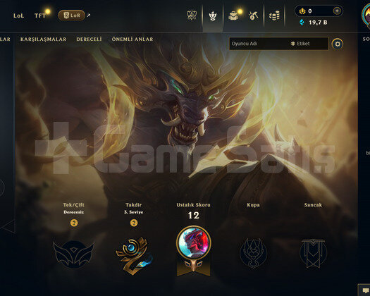 EUW Unranked | 3 Kostüm - 25 Hero | Ranked Ready