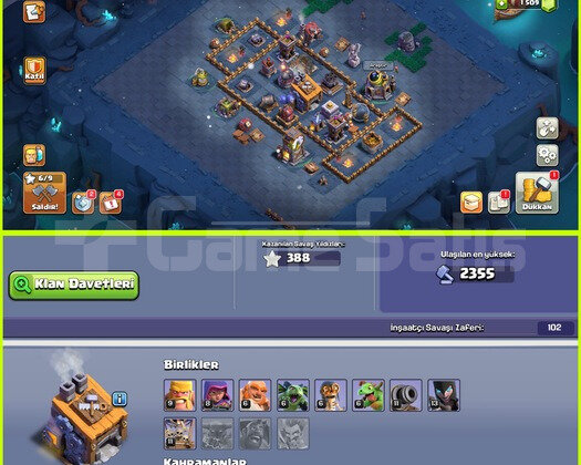 ARKAPLAN!! İSİM DEĞİŞME!! BÜYÜLÜ ÖĞE!! TH13 HESAP