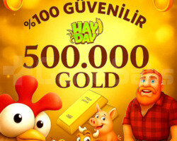 500 BİN ALTIN +21 LEVEL VE ÜSTÜ İÇİN