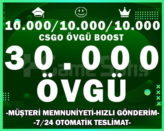 30.000+ ÖVGÜ CS2 YEŞİL GÜVEN FAKTÖRÜ