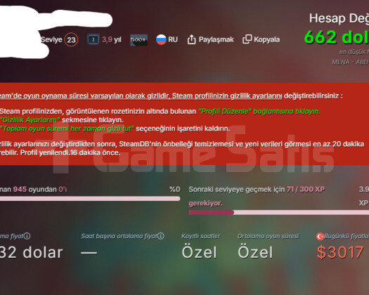 926 OYUNLU 4 SENELİK HESAP