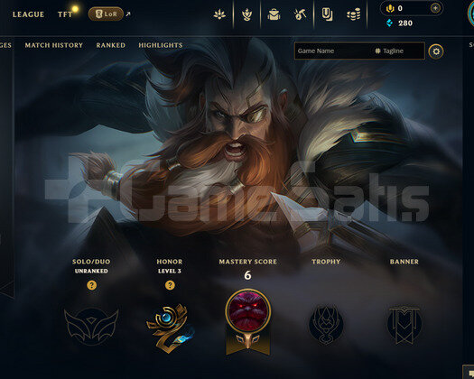 EUW Unranked | 2 Kostüm - 21 Hero | LoL Hesap