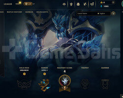 EUW Unranked | 1 Kostüm - 20 Hero | LoL Hesap