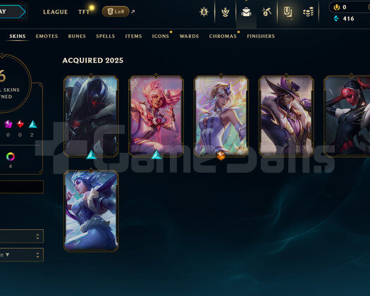 EUW Gold 4 | 6 Kostüm - 40 Hero | LoL Hesap