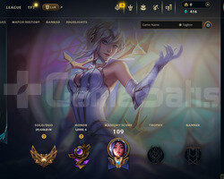 EUW Gold 4 | 6 Kostüm - 40 Hero | LoL Hesap
