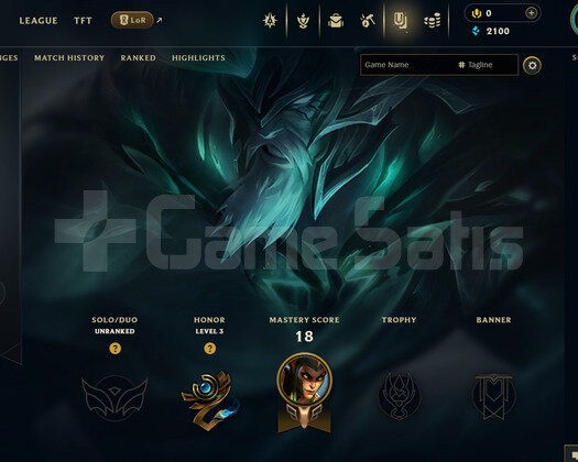 EUW Unranked | 4 Kostüm - 32 Hero | LoL Hesap