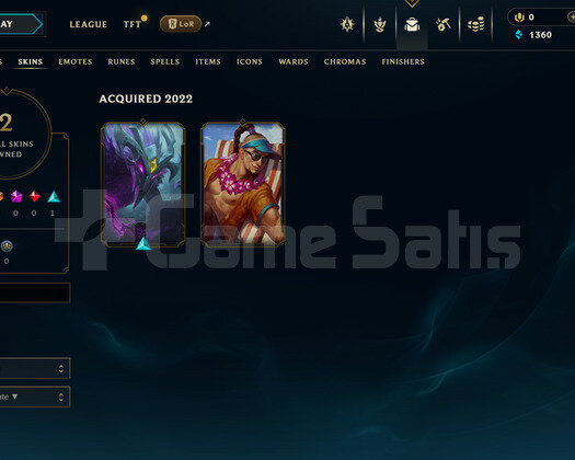 EUW Unranked | 2 Kostüm - 20 Hero | LoL Hesap