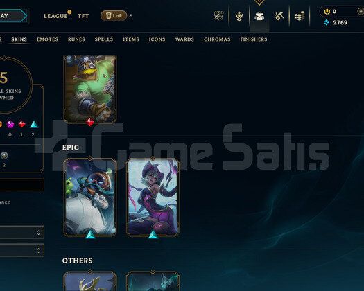 EUW Unranked | 5 Kostüm - 25 Hero | Handmade Hesap