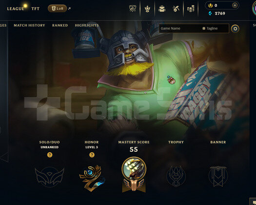 EUW Unranked | 5 Kostüm - 25 Hero | Handmade Hesap