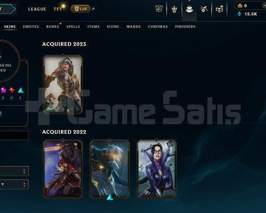 EUW Unranked | 4 Kostüm - 15K Mö | LoL Hesap