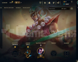 EUW Unranked | 3 Kostüm - 21 Hero | LoL Hesap