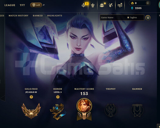 EUW 100 WR Gold 3 | 3 Kostüm - 36 Hero | LoL Hesap