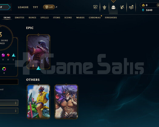 EUW Unranked | 3 Kostüm - 28 Hero | LoL Hesap