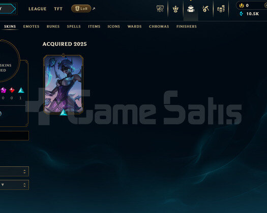 TR Plat 3 | 1 Kostüm - 10K Mö | LoL Hesap