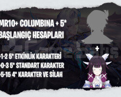 EU | MR10+ Columbina + 5* - Başlangıç Hesapları