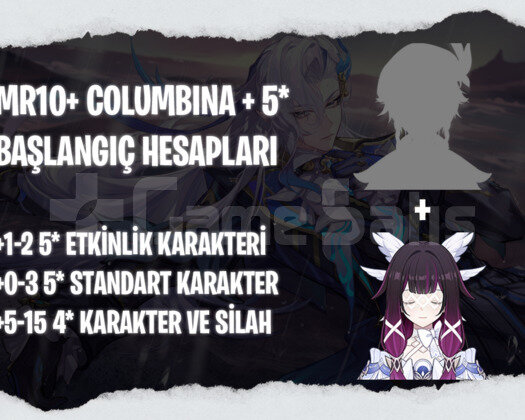 EU | MR10+ Columbina + 5* - Başlangıç Hesapları