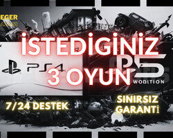 İSTEDİĞİNİZ 3 PSN OYUNU EN UYGUN+BONUS +GARANTİ