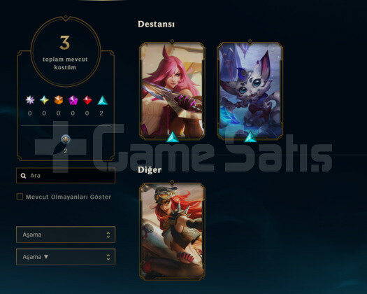 2021 KURULUM / KALİTELİ KOSTÜMLER / UNRANKED