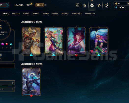 EUW Unranked | 5 Kostüm - 16K Mö | Dereceli Hazır