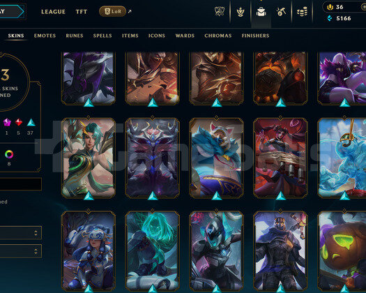 TR Plat 4 | 63 Kostüm - 101 Hero | LoL Hesap