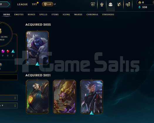 EUW Unranked | 4 Kostüm - 23 Hero | LoL Hesap