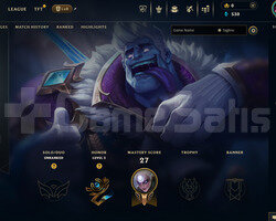 EUW Unranked | 4 Kostüm - 23 Hero | LoL Hesap