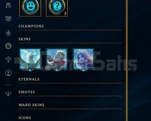 EUW 100 WR Plat 3 | 4 Kostüm - 21K Mö | LoL Hesap