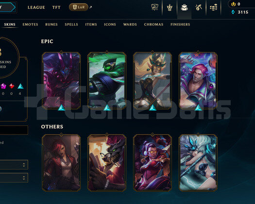EUW Unranked | 8 Kostüm - 42 Hero | Dereceli Hazır