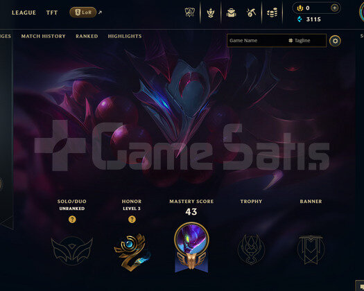 EUW Unranked | 8 Kostüm - 42 Hero | Dereceli Hazır