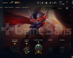 EUW Unranked | 1 Kostüm - 26 Hero | LoL Hesap