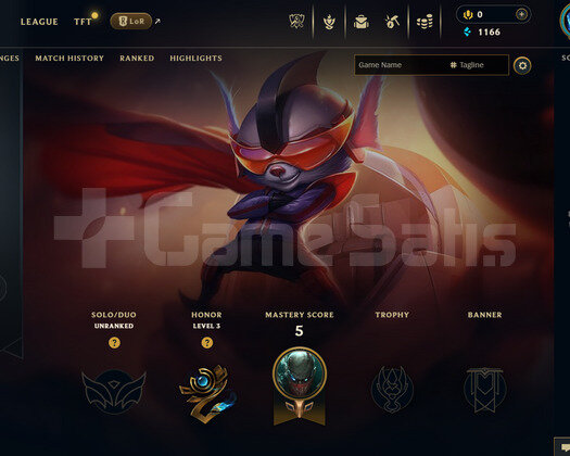 EUW Unranked | 1 Kostüm - 26 Hero | LoL Hesap