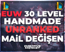EUW + HANDMADE + UNRANKED + HIZLI TESLİM