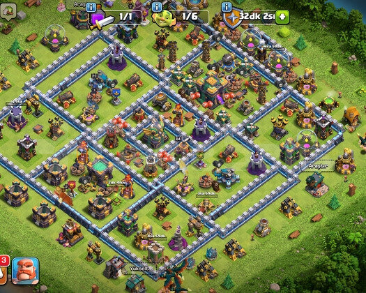 CLASH OF CLANS YARI MAX 14 BB SAĞLAM ÇAR