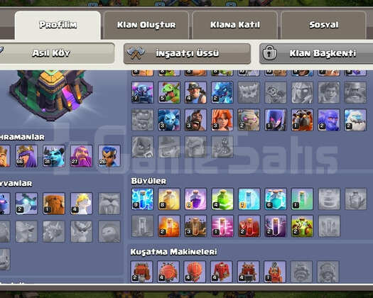 CLASH OF CLANS YARI MAX SAĞLAM 14 BB