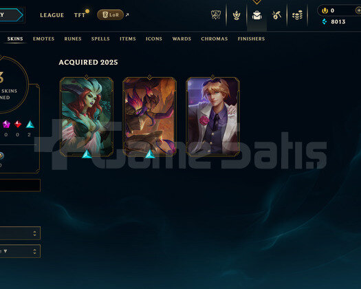 TR Unranked | 3 Kostüm - 38 Hero | LoL Hesap
