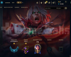 TR Plat 4 | 6 Kostüm - 46K Mö | LoL Hesap