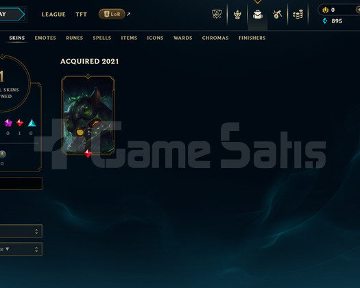 EUNE Unranked | 1 Kostüm - 24 Hero | LoL Hesap