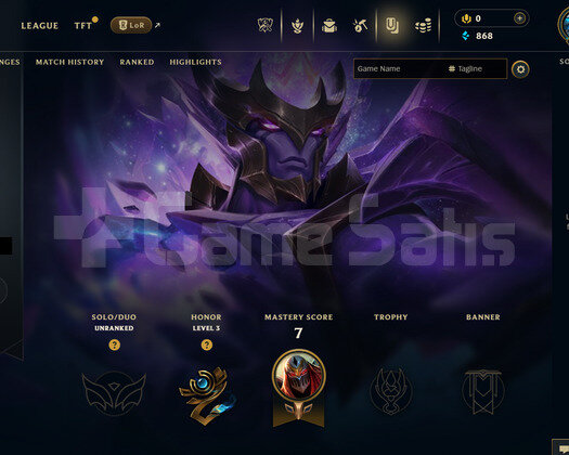 EUW Unranked | 2 Kostüm - 51 Hero | LoL Hesap