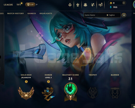 EUW Gold 4 | 3 Kostüm - 34 Hero | LoL Hesap