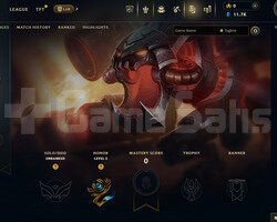 EUW Unranked | 3 Kostüm - 54 Hero | LoL Hesap