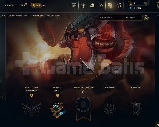 EUW Unranked | 3 Kostüm - 54 Hero | LoL Hesap