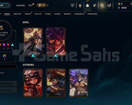 EUW Unranked | 5 Kostüm - 54 Hero | LoL Hesap