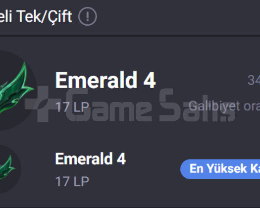 EUW HANDMADE EMERALD 4/36K MAVİ ÖZ/64WR/TAKDİR 5
