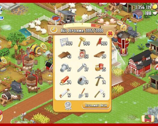 50+ LVL 3000 DEPOLU İÇİ ARAZİ DOLU HESAP